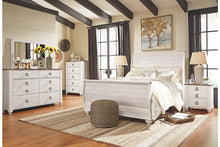 Load image into Gallery viewer, Willowton Queen Sleigh Bed