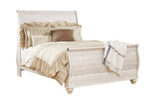 Load image into Gallery viewer, Willowton Queen Sleigh Bed