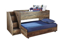 Load image into Gallery viewer, Trinell Twin Loft Bed with Pull-out Caster Bed