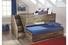 Load image into Gallery viewer, Trinell Twin Loft Bed with Pull-out Caster Bed