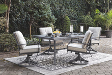 Load image into Gallery viewer, Donnalee Bay Dining Table with Umbrella Option