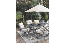 Load image into Gallery viewer, Donnalee Bay Dining Table with Umbrella Option