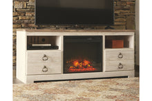 Load image into Gallery viewer, Willowton 64" TV Stand with Electric Fireplace