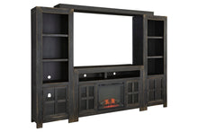 Load image into Gallery viewer, Gavelston 4-Piece Entertainment Center with Fireplace option
