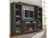 Load image into Gallery viewer, Gavelston 4-Piece Entertainment Center with Fireplace option