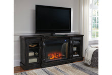 Load image into Gallery viewer, Mallacar 75" TV Stand with Electric Fireplace