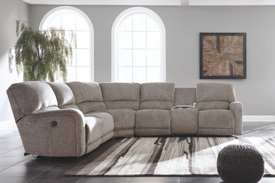 Pittsfield 4-Piece Reclining Sectional with Power
