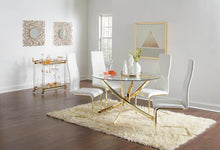 Load image into Gallery viewer, BRASS SERVING CART