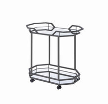 Load image into Gallery viewer, BLACK NICKEL SERVING CART