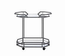Load image into Gallery viewer, BLACK NICKEL SERVING CART