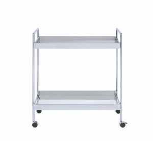 MIRROR SERVING CART