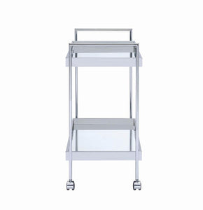 MIRROR SERVING CART