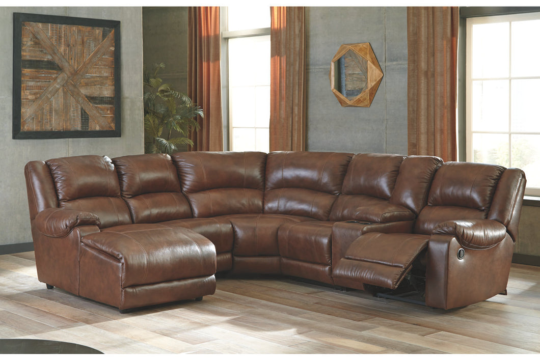 Billwedge 6-Piece Reclining Sectional with Chaise