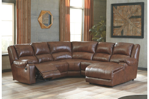 Billwedge 5-Piece Reclining Sectional with Chaise