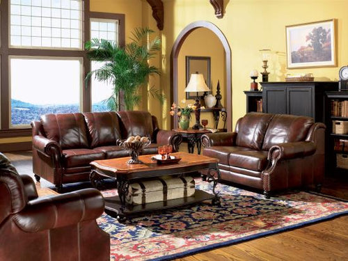 2PC (SOFA + LOVE) Leather Princeton