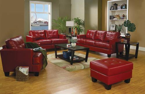 Samuel Collection Sofa -Red