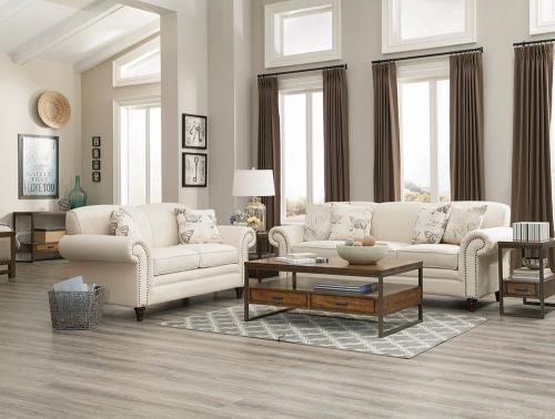 Norah Collection Sofa - Cappuccino