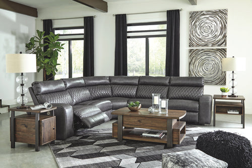 Samperstone 5-Piece Reclining Sectional with Power