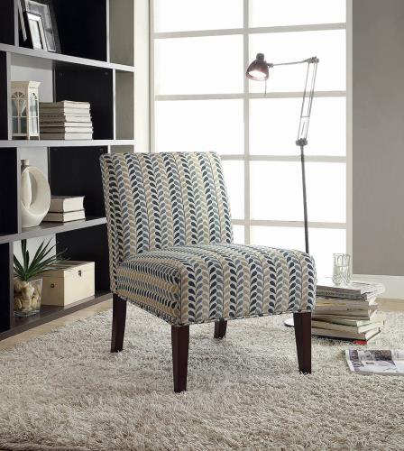 DARK AMBER ACCENT CHAIR