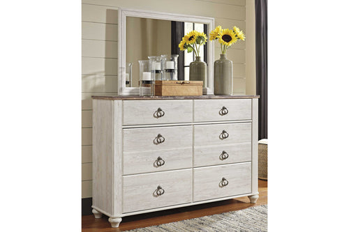 Willowton Dresser and Mirror
