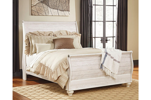 Willowton Queen Sleigh Bed