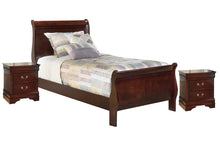 Load image into Gallery viewer, Alisdair Twin Bed with 2 Nightstands