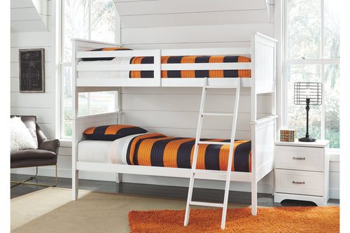 Lulu Twin Bunk Bed with 2 Nightstands