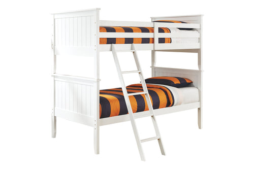 Lulu Twin Bunk Bed with Mattress and Pillow