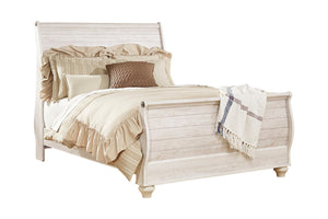 Willowton Queen Sleigh Bed