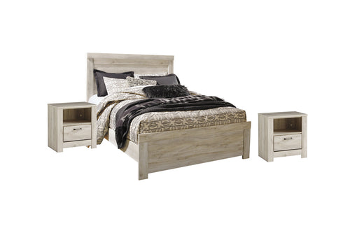 Bellaby Queen Bed with 2 Nightstands