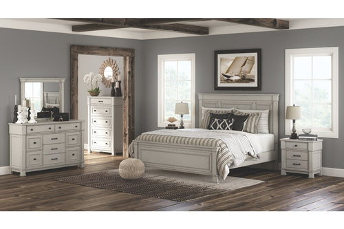 Jennily Queen Bed with 2 Nightstands