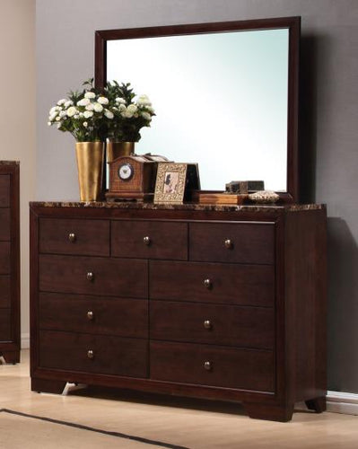 CONNER COLLECTION DRESSER & MIRROR