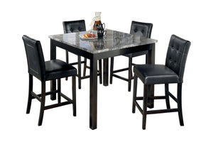 Maysville Counter Height Dining Room Table and Bar Stools (Set of 5)