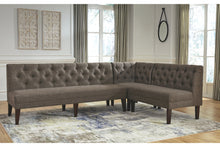 Load image into Gallery viewer, Tripton Corner Dining Room Bench