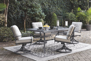 Donnalee Bay Dining Table with Umbrella Option