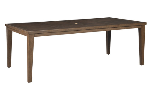 Paradise Trail Dining Table with Umbrella Option