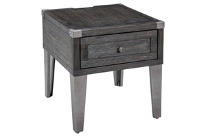 Todoe End Table with USB Ports & Outlets