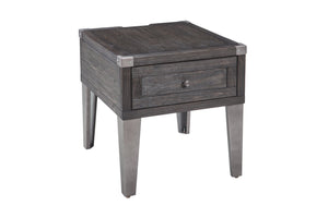 Todoe End Table with USB Ports & Outlets