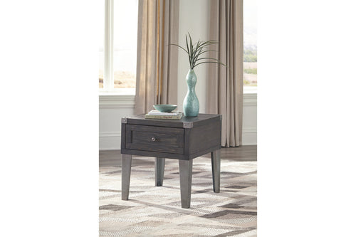 Todoe End Table with USB Ports & Outlets